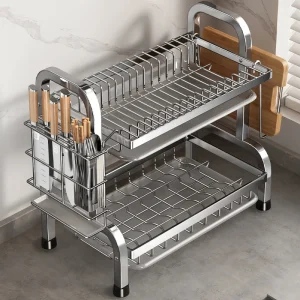 Dish Drying Rack Compact Kitchen Dish Rack Drainboard